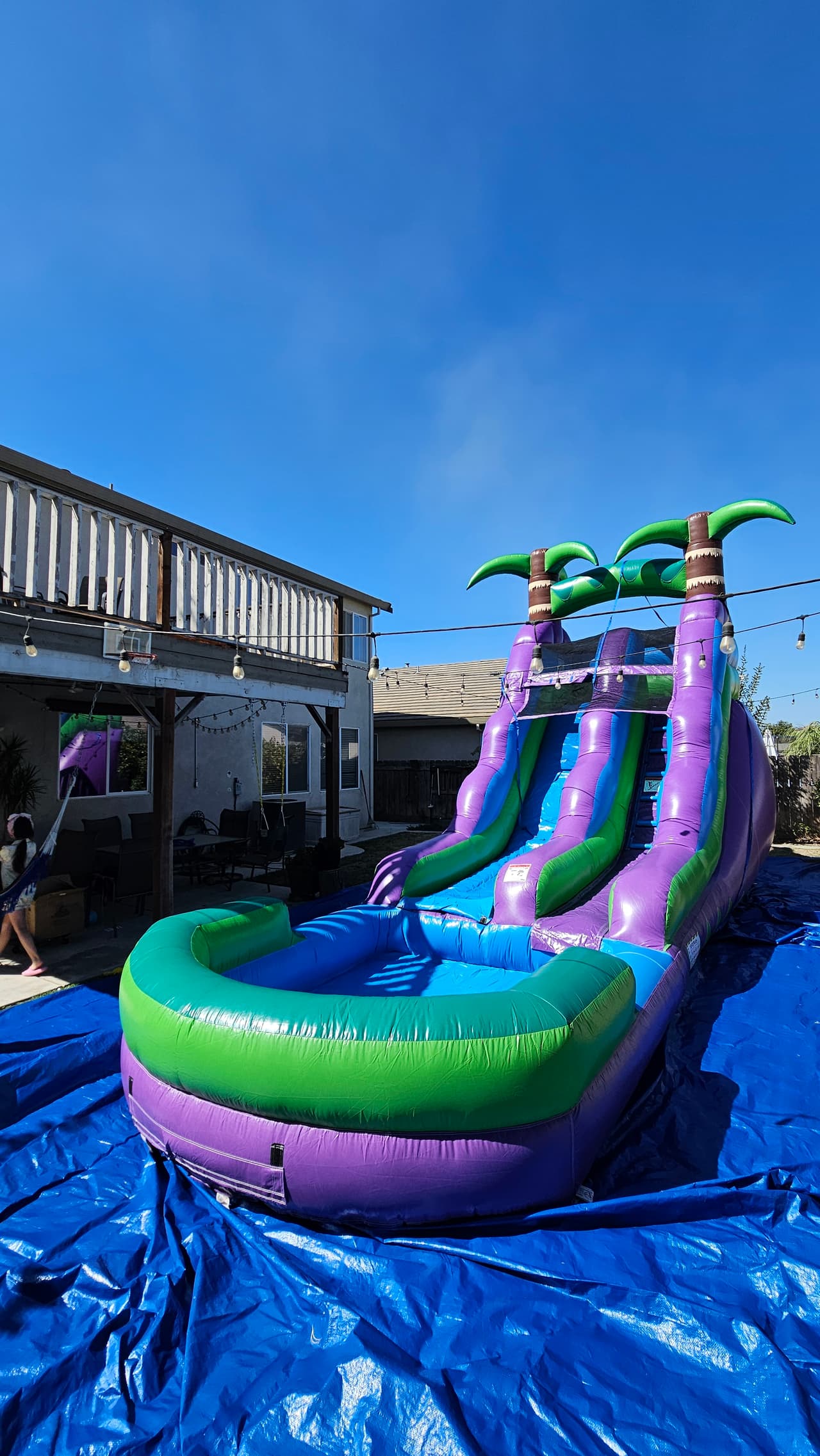 Water slide rental for summer party events